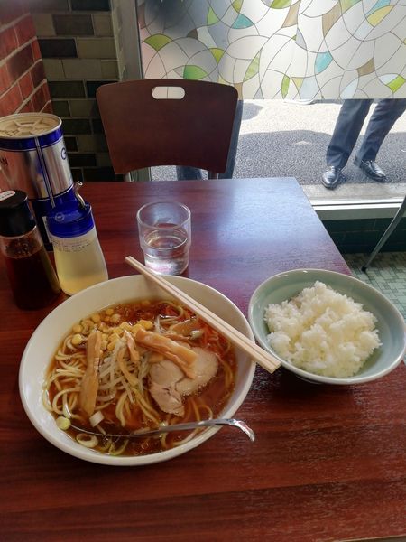 「ラーメン＋ライス」@メルシーの写真