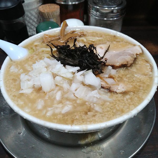 「チャーシュー麺(中油、玉ねぎまし)」@らーめん潤 蒲田店の写真