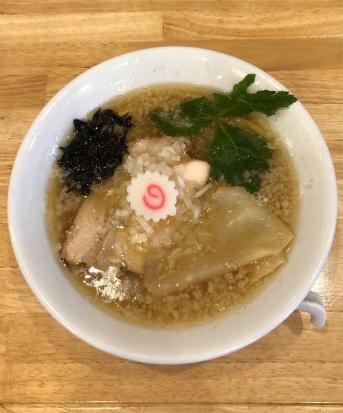 「塩煮干しそば（850）」@中華そばムタヒロ 国立店の写真