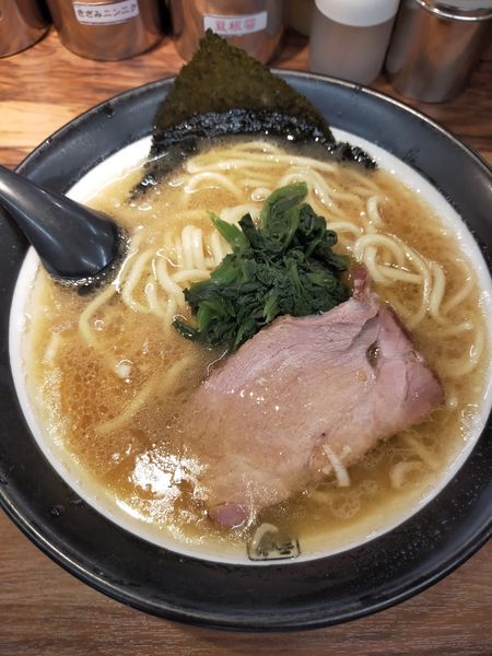 「太麺」@豚骨醤油らーめん 誠屋 八幡山本店の写真