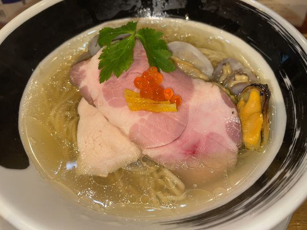 「浅利とムール貝の汐そば」@麺処しろくろの写真