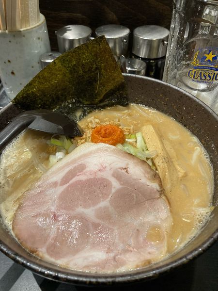「白味噌ラーメン」@北海道らーめん奥原流 久楽 本店の写真