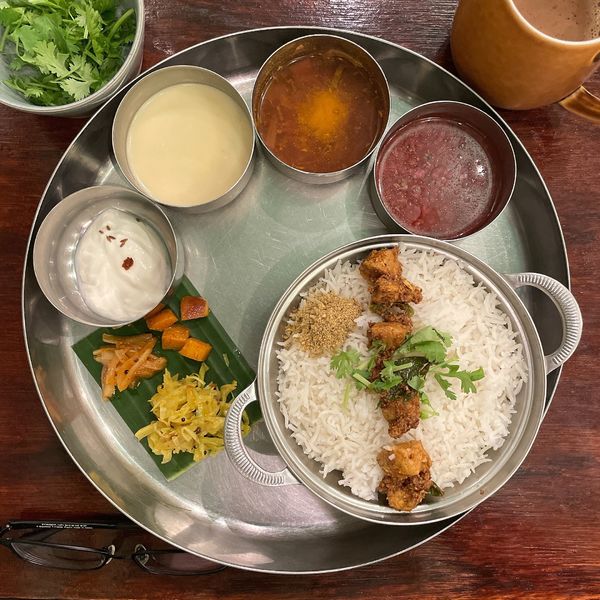 「冷やしミールス」@對馬流南インド系辛口料理店 タリカロの写真