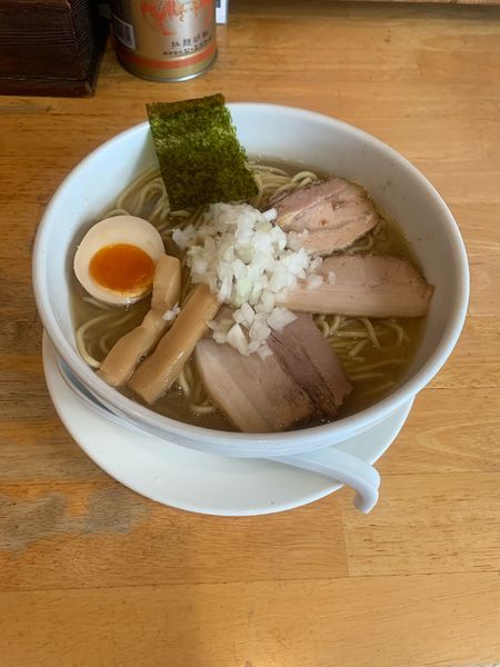 「半○特煮干しそば（大盛）」@煮干そば とみ田の写真