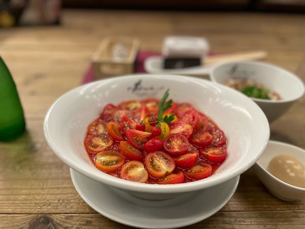 「冷製トマトコレクション¥1400」@Ramen ドゥエ Edo Japanの写真