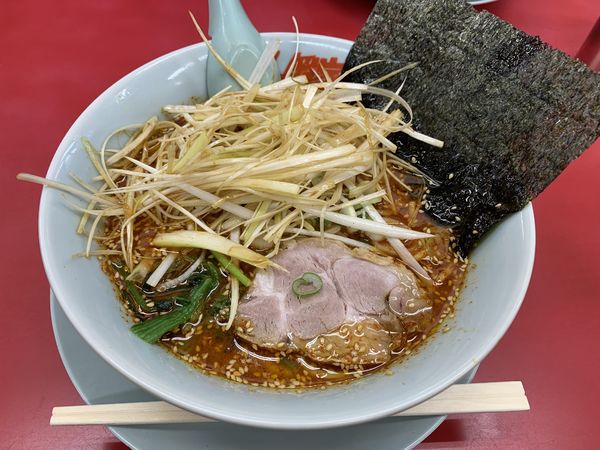「辛みそネギらーめん」@ラーメン山岡家 伊勢崎宮子店の写真