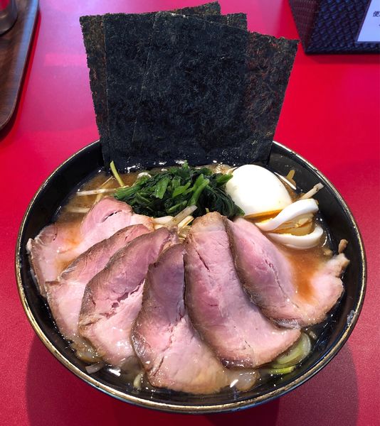 「チャーシュー麺＋ねぎ」@ラーメン 前原軒の写真