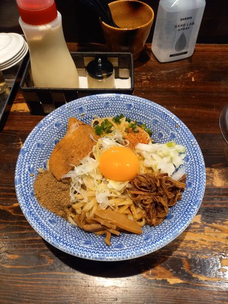 「汁なしそば￥850＋半ライス￥100」@麺や 蒼 AOIの写真