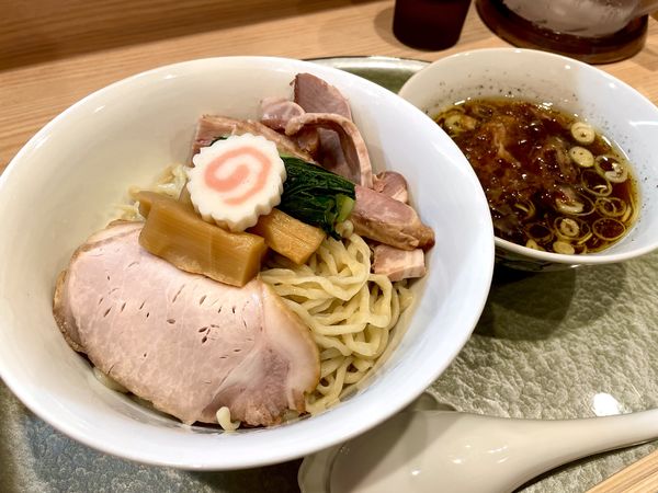 「【気まぐれ限定】つけそば  大」@中華そば 深緑の写真