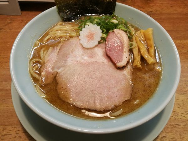 「濃厚ラーメン魚介豚骨大盛850円」@麺匠うえ田の写真
