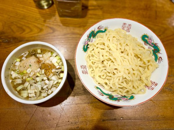 「本日の限定らーめん　醤油つけそば並盛900円」@渡なべの写真