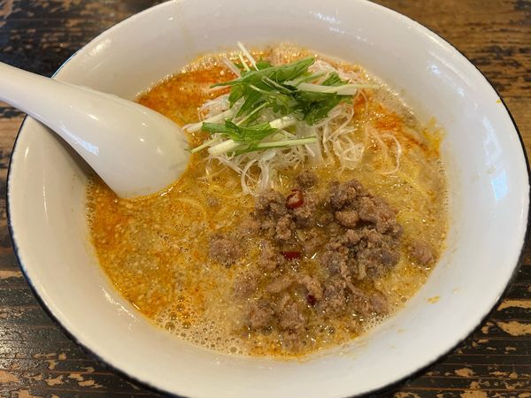 「赤坦々麺　850円」@麺家 烈 安城美園店の写真