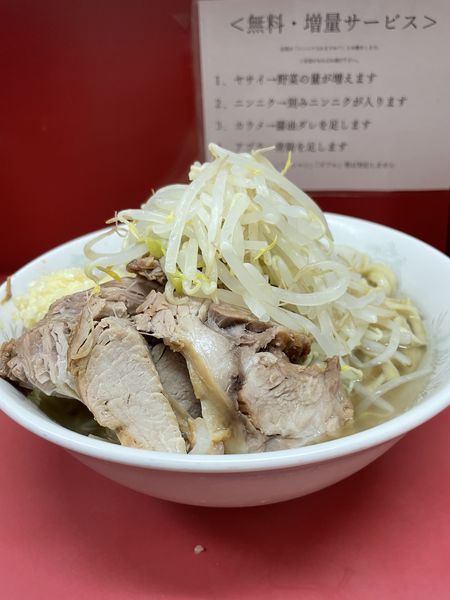 「小ラーメン（にんにく）¥850」@ラーメン二郎 小岩店の写真