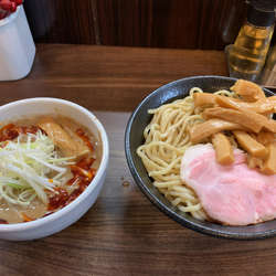 辛みそつけ麺大盛り＋メンマトッピング