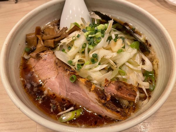 「葱ラーメン」@らーめん はな火屋の写真