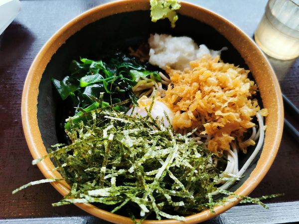 「温玉そば」@花園蕎麦の写真