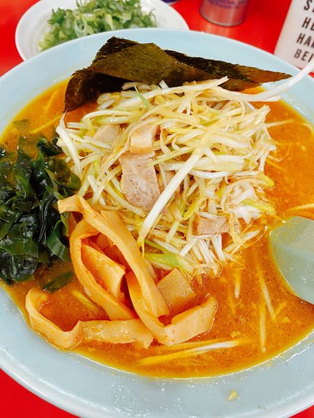 「正油ネギラーメン　辛味とカレースパイス」@ラーメンショップ 太田店の写真