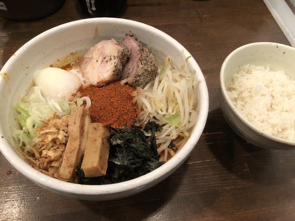 「辛辛魚まぜそば」@麺処 井の庄の写真