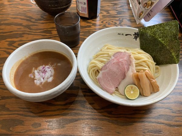 「濃厚つけ麺970円ランチ優遇鶏めし250円」@麺屋 一幸の写真