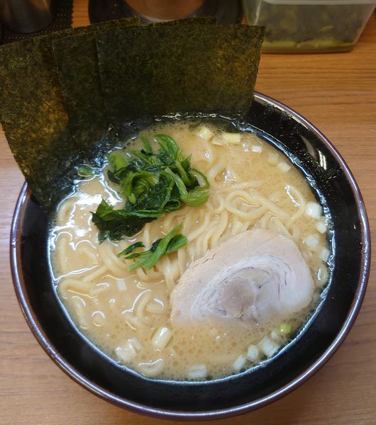 「ラーメンお酒セット(1000円)」@横濱家系ラーメン 馬場壱家 風の陣の写真