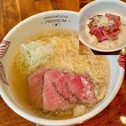 近江牛の鬼牛ラーメン＋ローストビーフ丼