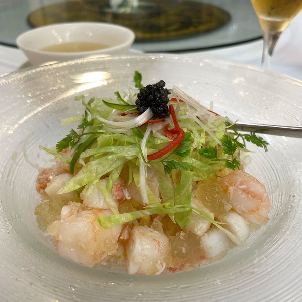 「海鮮冷やしチャーハン」@中国料理 新橋亭 新館の写真