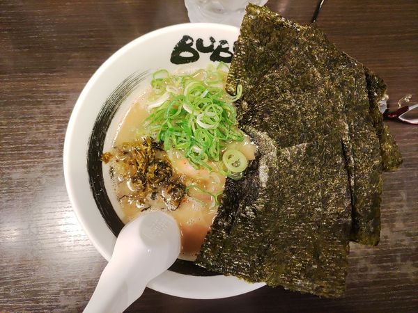 「白BUBU+のり  キクラゲ抜き」@らーめんBUBUの写真