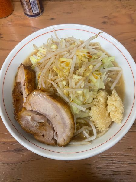 「ラーメン(790円)カラメニンニク」@ラーメン幸豚の写真