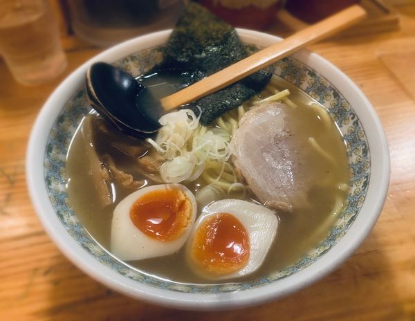 「塩（濃い目￥860）＋味玉（￥100）」@つけ麺屋 やすべえ 秋葉原店の写真