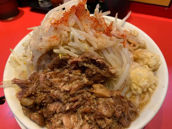 「とろ豚味噌ピリ二郎」@麺屋あっ晴れ 堀田店の写真