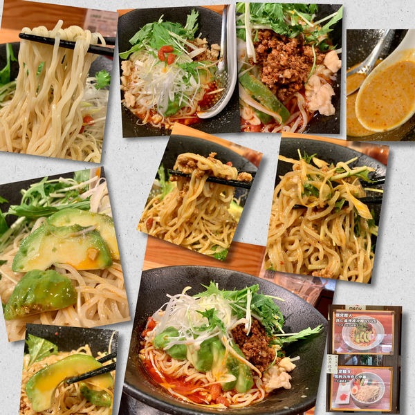 「【8月限定】冷やし麻辣担々麺～ｿｲﾐﾙｸ仕立て～1300円」@らぁ麺屋 つなぎの写真