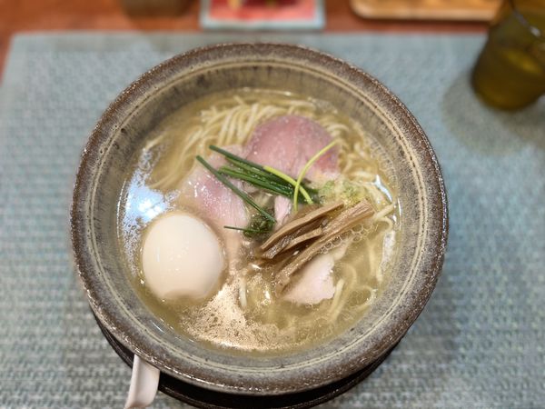 「味玉塩らーめん960円」@らーめん 梶原の写真