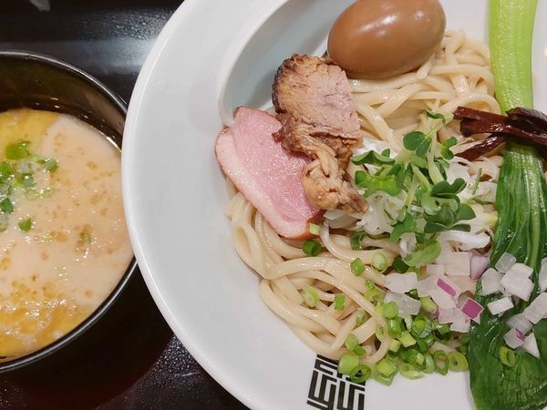 「味玉鶏つけそば」@竹末東京プレミアムの写真