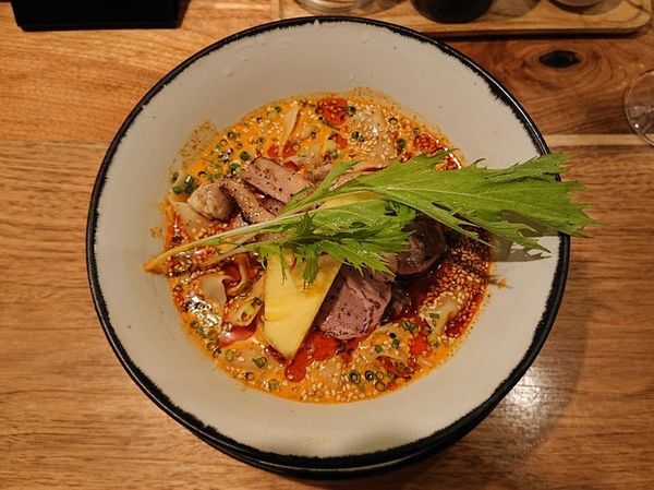「【限定】冷やし仔羊担担麺 いったんもめん、など」@海老丸らーめんの写真