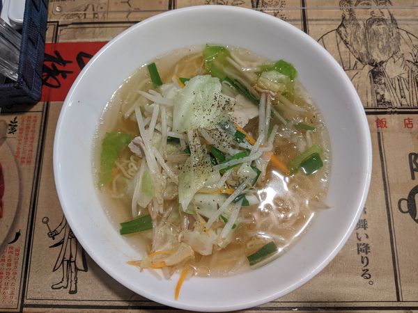 「野菜たっぷりタンメン：900円」@陳麻家 日本橋三越前店の写真