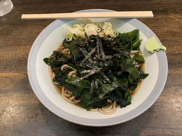 「冷やしわかめそば 420円」@ガリレオ八兵衛の写真