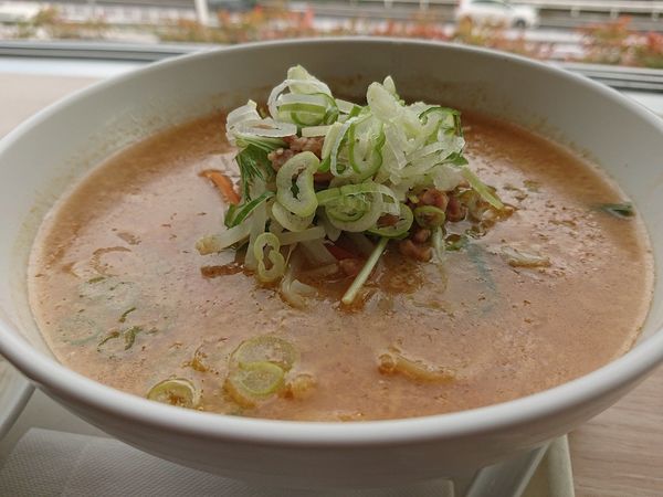 「ごま豆乳スープみそラーメン」@レストランよよぎの森の写真