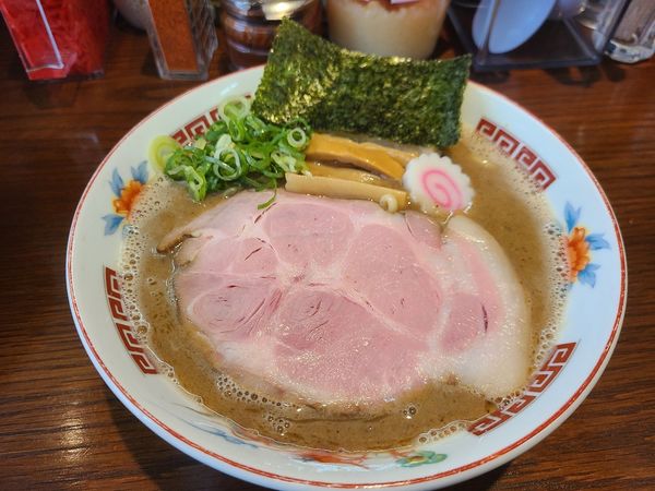 「濃厚お魚豚骨ラーメン」@ラーメンかなやの写真