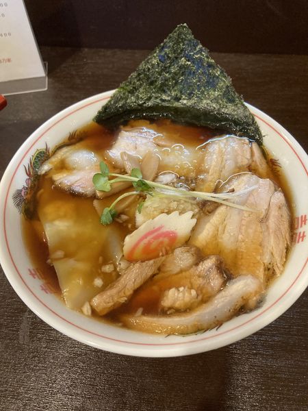 「チャーシューワンタン麺」@中華そば 鈴乃家の写真