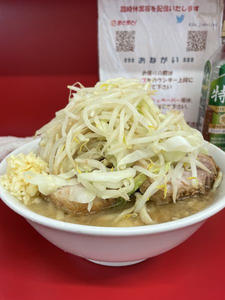 「ラーメン（にんにく）¥800」@ラーメン二郎 神田神保町店の写真