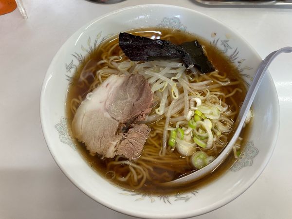 「ラーメン　大盛り700円」@銀水の写真