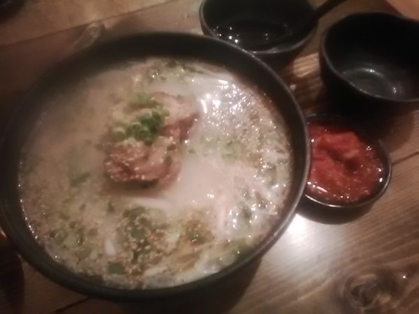 「コムタンラーメン(1300円)」@焼肉 ゴーゴーの写真