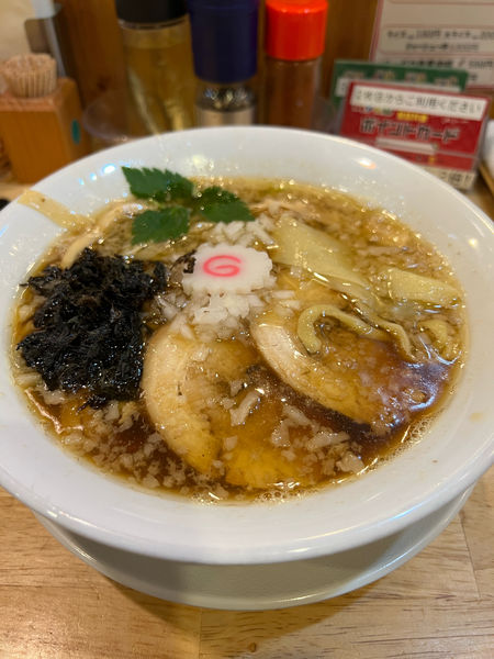「醤油煮干肉そば　1050円」@中華そば ムタヒロの写真