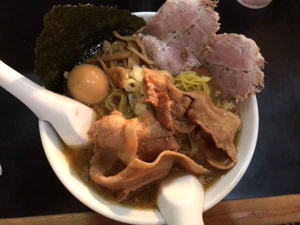 「ラーメン（100）　1100円」@一条流がんこ総本家分家四谷荒木町の写真