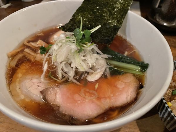 「支那そば　玉子トッピング」@日本橋 製麺庵 なな蓮の写真