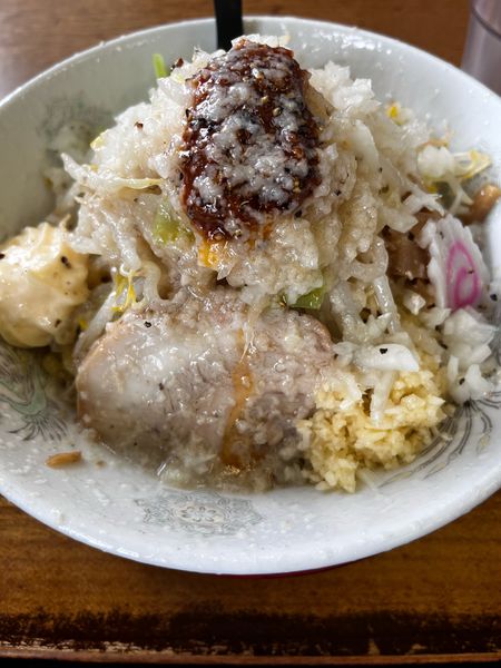 「まぜそば」@麺屋みのわの写真