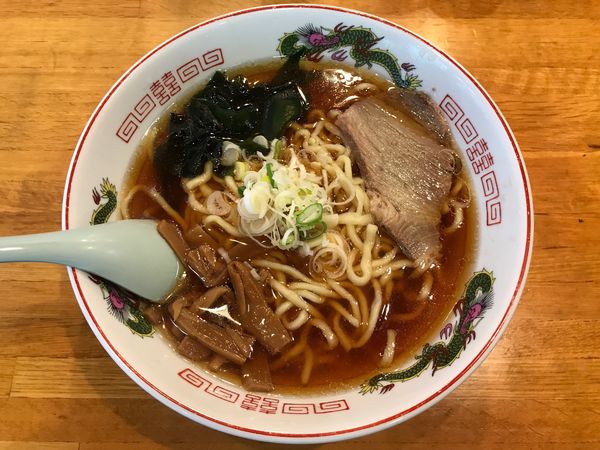 「ラーメン　600円」@手打らーめん 珍來 紙敷店の写真