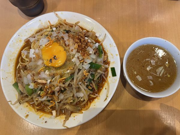 「ピリ辛スタミナまぜそば1,000円＋大盛り150円」@YOKOHAMA中華そば かみ山の写真