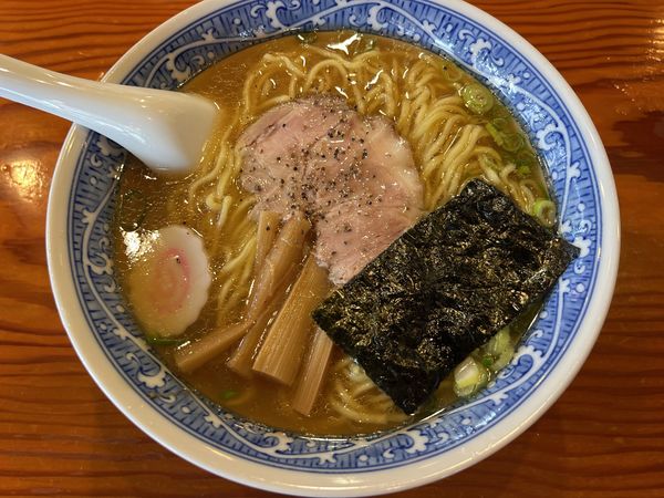 「大盛り中華そば　麺硬め」@中華そば 青葉 狭山店の写真