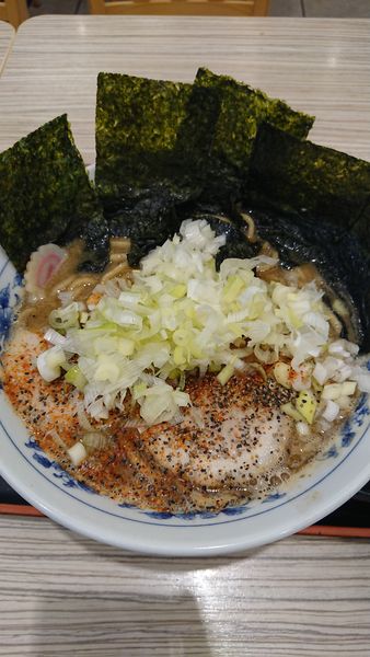 「中華そば+ネギ増し+海苔」@次念序 モラージュ菖蒲店の写真